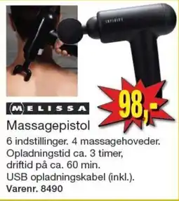 Harald Nyborg Melissa Massagepistol tilbud