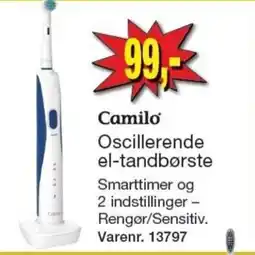 Harald Nyborg Camilo Oscillerende el-tandbørste tilbud