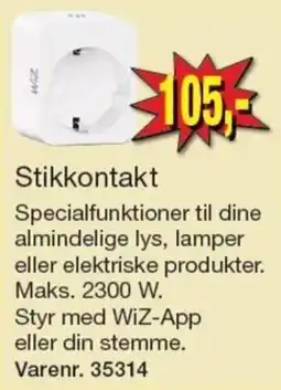 Harald Nyborg WiZ Stikkontakt tilbud