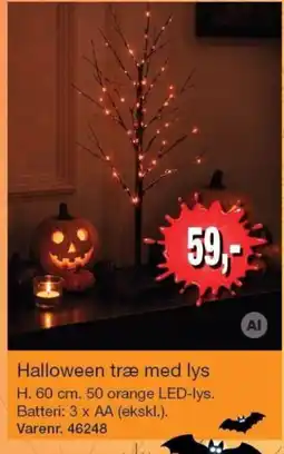 Harald Nyborg Halloween træ med lys tilbud