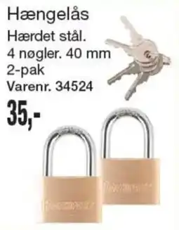 Harald Nyborg Hængelås tilbud
