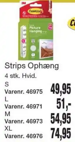 Harald Nyborg 3M Strips Ophæng tilbud