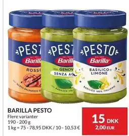 Nielsen's Discount BARILLA PESTO tilbud