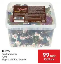Nielsen's Discount TOMS Guldkarameller tilbud