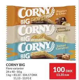 Nielsen's Discount CORNY BIG tilbud