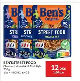 Nielsen's Discount BEN’S STREET FOOD tilbud