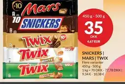 Nielsen's Discount SNICKERS | MARS | TWIX tilbud
