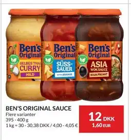 Nielsen's Discount BEN’S ORIGINAL SAUCE tilbud