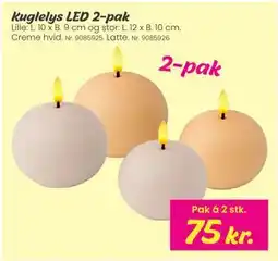 Hi five Kuglelys LED 2-pak tilbud