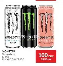 Nielsen's Discount MONSTER tilbud