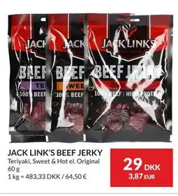 Nielsen's Discount JACK LINK’S BEEF JERKY tilbud