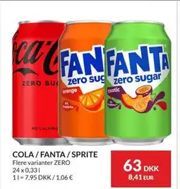 Nielsen's Discount COLA / FANTA / SPRITE tilbud
