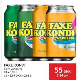 Nielsen's Discount FAXE KONDI tilbud