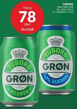 Nielsen's Discount TUBORG tilbud