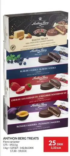 Nielsen's Discount ANTHON BERG TREATS tilbud