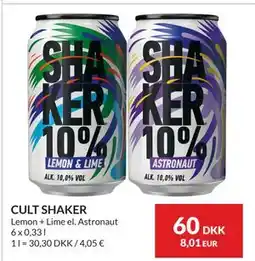 Nielsen's Discount CULT SHAKER tilbud