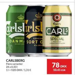 Nielsen's Discount CARLSBERG tilbud