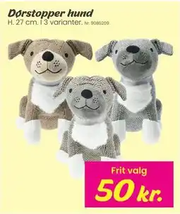 Hi five Dørstopper hund tilbud
