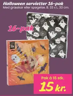 Hi five Halloween servietter 16-pak tilbud