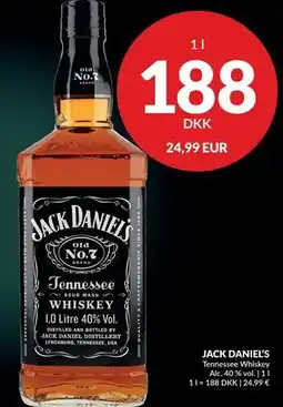 Nielsen's Discount JACK DANIEL‘S tilbud