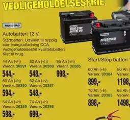 Harald Nyborg Autobatteri 12 V tilbud