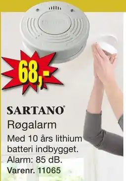 Harald Nyborg SARTANO Røgalarm tilbud