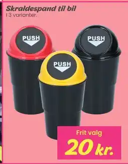 Hi five Skraldespand til bil tilbud