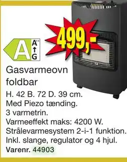 Harald Nyborg Gasvarmeovn foldbar tilbud