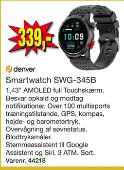 Harald Nyborg Smartwatch SWG-345B tilbud