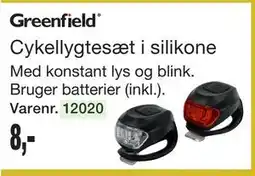Harald Nyborg Cykellygtesæt i silikone tilbud