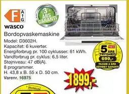 Harald Nyborg Bordopvaskemaskine tilbud