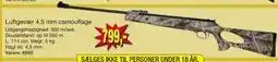 Harald Nyborg Luftgevær 4,5 mm camouflage tilbud