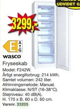 Harald Nyborg Fryseskab tilbud