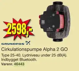 Harald Nyborg Cirkulationspumpe Alpha 2 GO tilbud