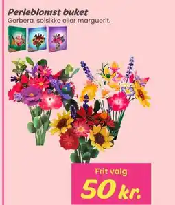 Hi five Perleblomst buket tilbud