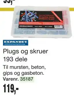 Harald Nyborg Plugs og skruer 193 dele tilbud