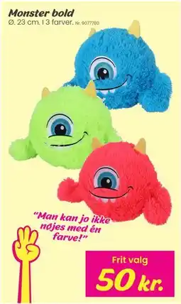 Hi five Monster bold tilbud
