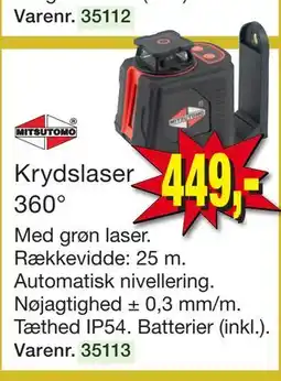 Harald Nyborg Krydslaser 360° tilbud