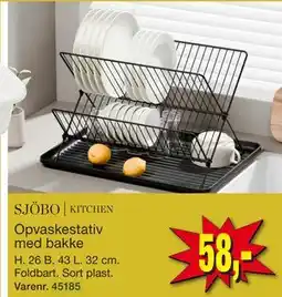 Harald Nyborg Opvaskestativ med bakke tilbud