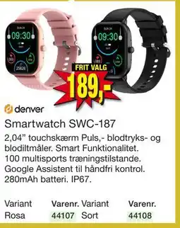 Harald Nyborg Smartwatch SWC-187 tilbud