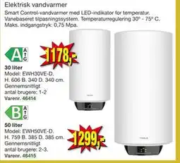 Harald Nyborg Elektrisk vandvarmer tilbud
