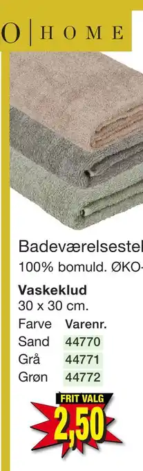 Harald Nyborg Vaskeklud tilbud