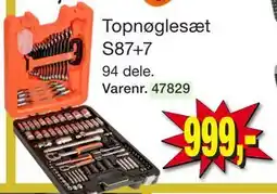Harald Nyborg Topnøglesæt S87+7 tilbud