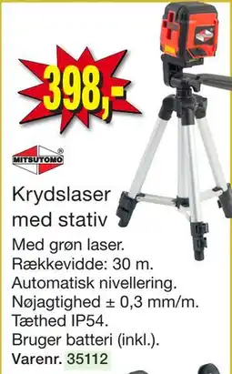 Harald Nyborg Krydslaser med stativ tilbud