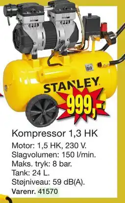 Harald Nyborg Kompressor 1,3 HK tilbud
