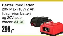 Harald Nyborg Batteri med lader tilbud