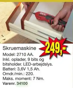 Harald Nyborg Skruemaskine tilbud