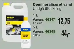 Harald Nyborg Demineraliseret vand tilbud