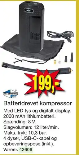 Harald Nyborg Batteridrevet kompressor tilbud