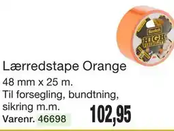Harald Nyborg Lærredstape Orange tilbud